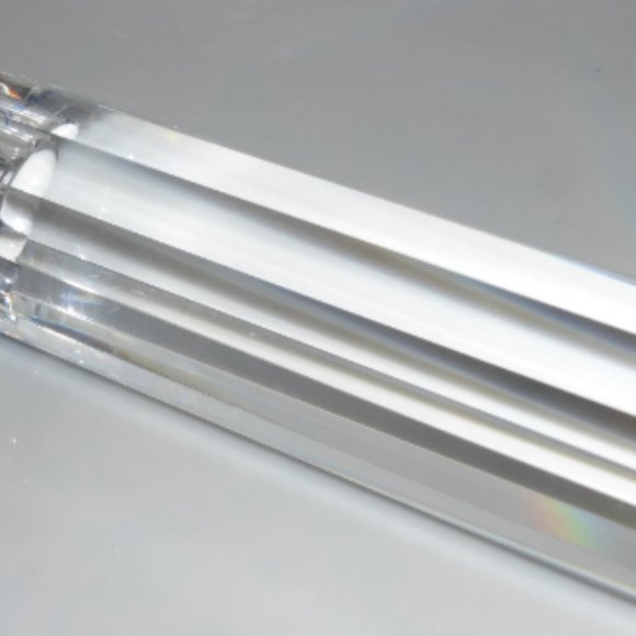 COL1-ARTGLASS -- Villeroy & Boch CRYSTAL CANDLE HOLDER Candle Stick Paperweight - Picture 5 of 10